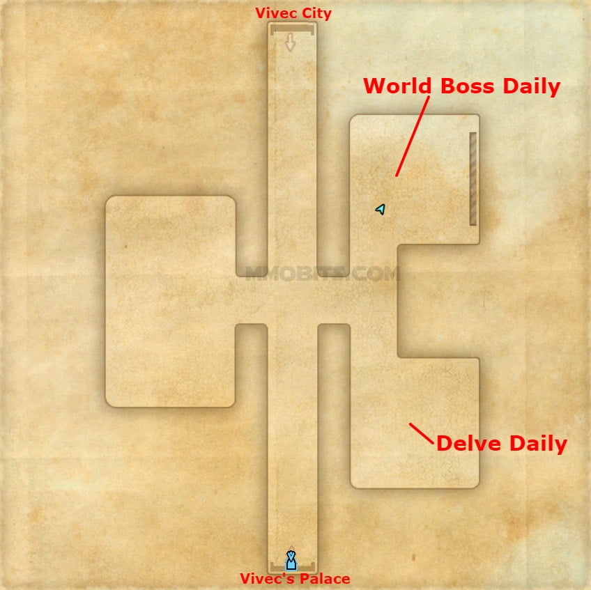 Elder Scrolls Online Vivec City Hall of Justice Map Morrowind Delve and World Boss Dailies