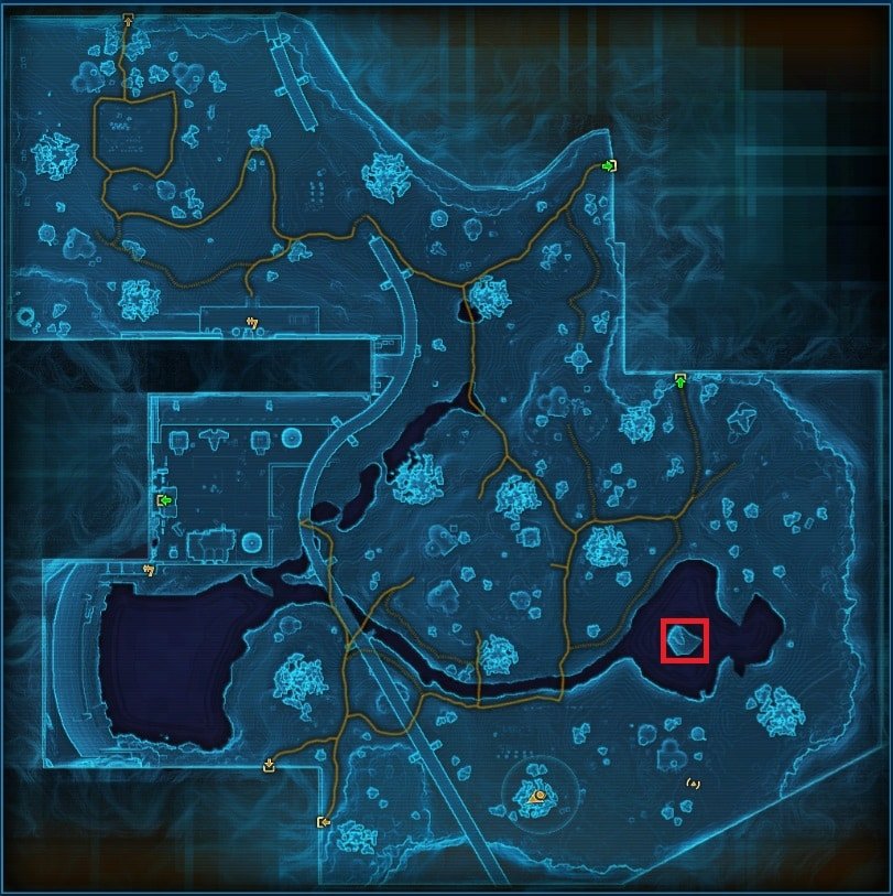 SWTOR Dantooine Achievements The Polly Exclusion Principle Map Location