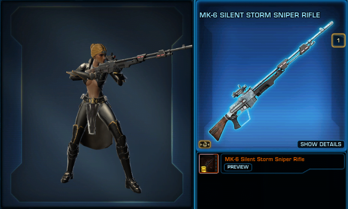 Cartel Market Silent Storm Sniper Rifle