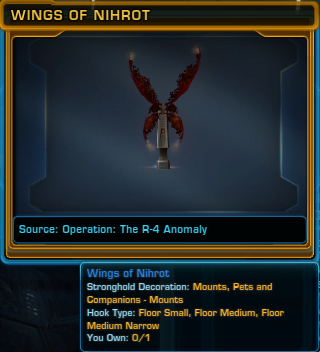 R-4 Anomaly Wings of Nihrot Mount