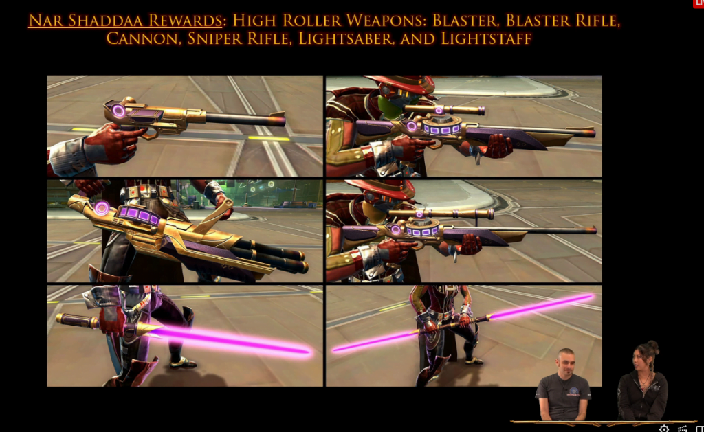 SWTOR Game Update 7.1 Nar Shaddaa Nightlife Event New Weapons 2022