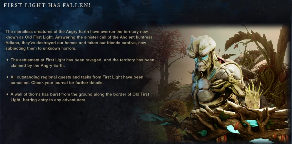 New World First Light Has Fallen!